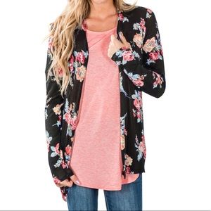 Floral Cardigan Size Small